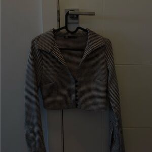 Zara Checkered Blazer